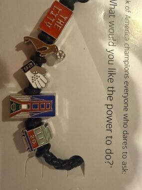 Travel & Sports Charm Bracelet with Multicolor Enamel Icons